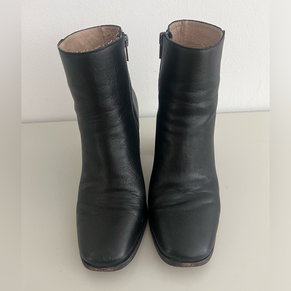 Madewell The Greer Boot in Leather (size: 8) (color: true black) - Picture 8 of 10